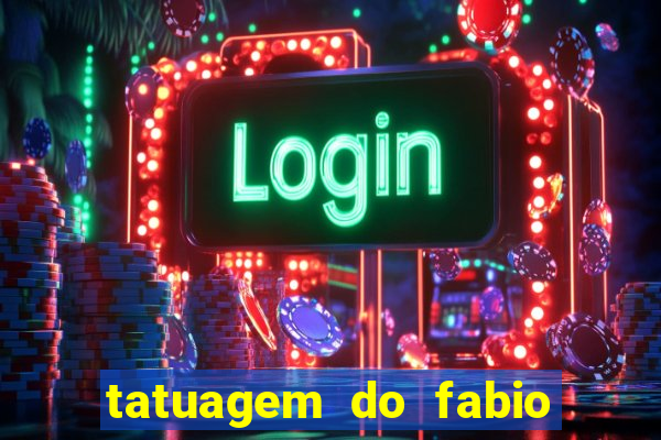 tatuagem do fabio goleiro do cruzeiro